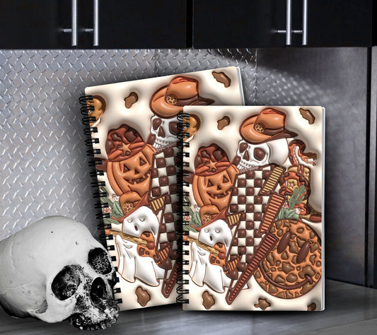 Happy Fall Country Collage Reusable Sticker Book, Spooky Vibe Sticker Album, Perfect Gift to Personalize for Sticker Collectors