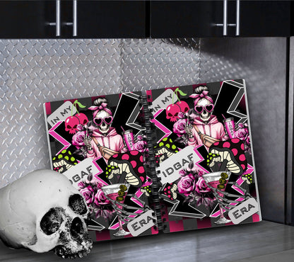 In My IDGAF Era Reusable Sticker Book, Gothic Vibe Sticker Album, Perfect Gift to Personalize for Goth Lovers & Sticker Collectors