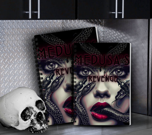 Medusa Snakes Reusable Sticker Book, Gothic Vibe Sticker Album, Perfect Gift to Personalize for Goth Lovers & Sticker Collectors