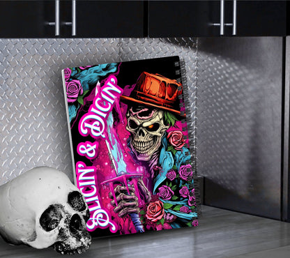 Skeleton Comic Book Villian Reusable Sticker Book, Perfect Gift to Personalize for Gothic Comic Lovers & Sticker Collectors