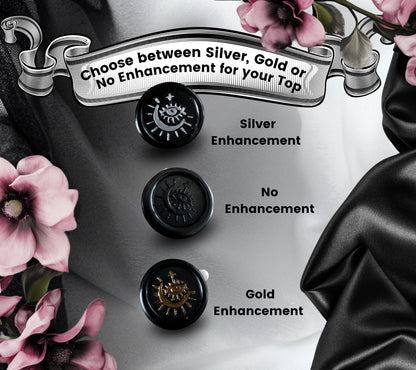 Evil Eye Moon Wax Seal – Wiccan Gothic Soy Wax Sticker for Spells, Journals & Gift Wrap