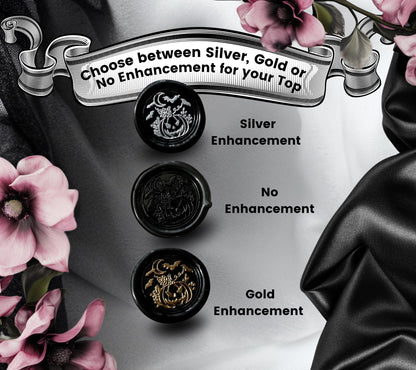 Pumpkin & Moon Wax Seal – Gothic Fall Soy Wax Sticker for Envelopes, Journals and Witchy Gifts