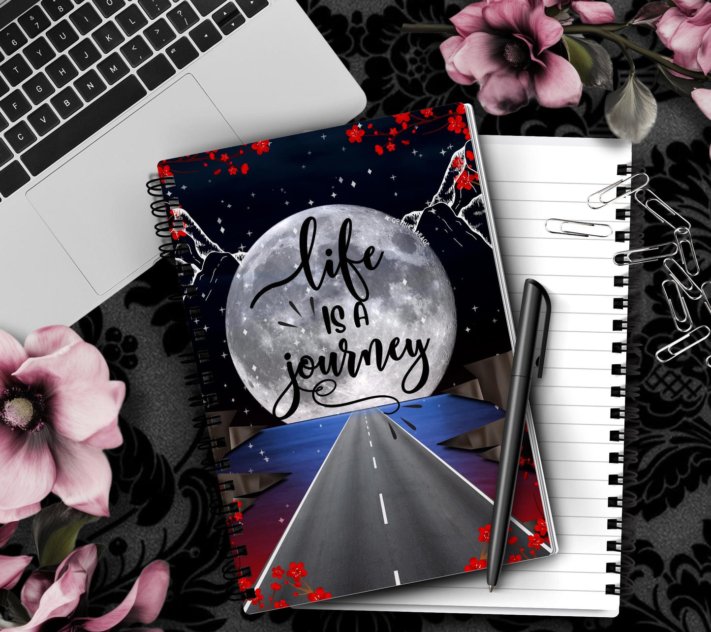 Life is a Journey Lined Notebook- 160 Pages for Daily Tasks, Note Taking, Journaling, & Dreamy Escapes-