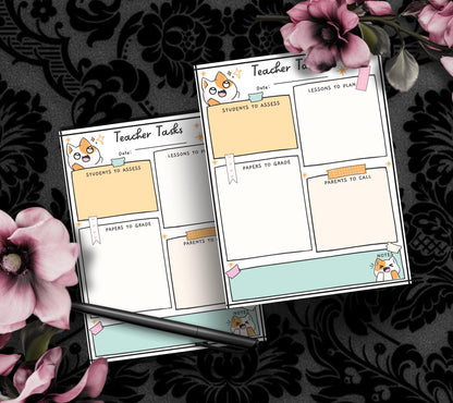 Organizing Teacher Tasks Notepad, Perfect Gift for Teacher Appreciation