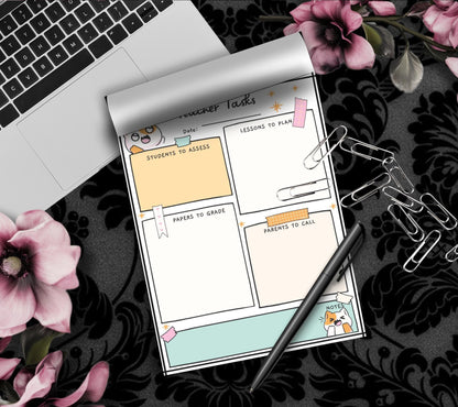 Mystery Notepad Bundle – 2 Gothic Tear-Off Notepads for the Price of 1 | Surprise Stationery Set for Alt, Spooky & Fun Vibes