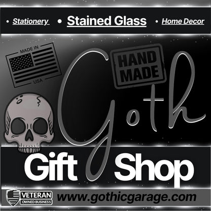 Horror Stoner Girl Waterproof Sticker – Vintage/Retro Gothic Design