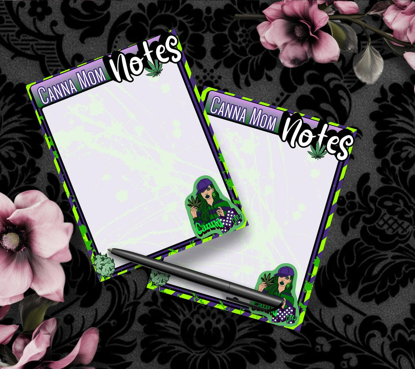 Canna Mom Notepad – Funny Weed To-Do List, 50 Tear-Off Sheets