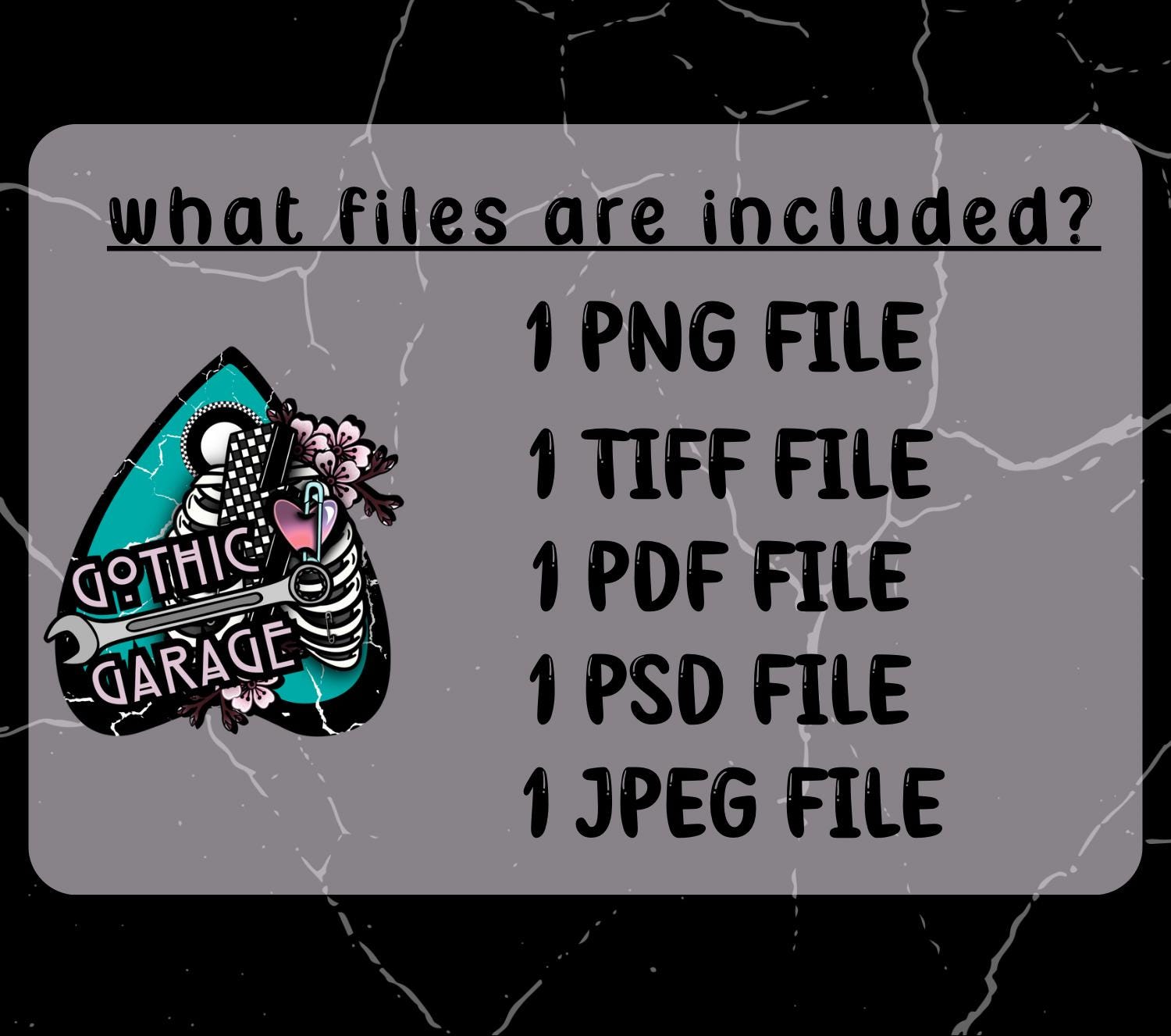 Pastel Goth Clipart Pack – 9 Cute & Creepy Digital Graphics for Crafts, Stickers and Sublimation
