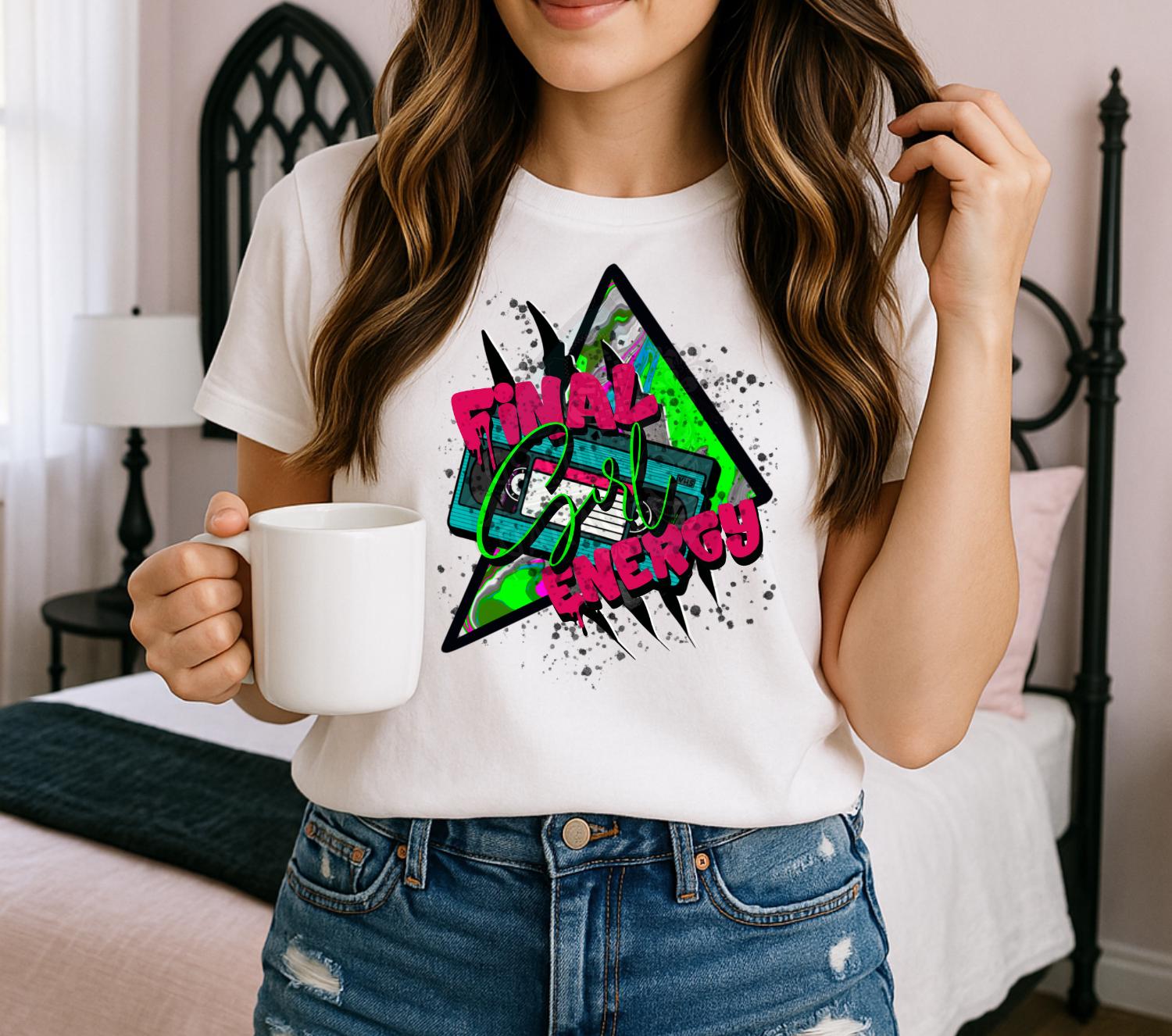 Final Girl Energy PNG – Retro Horror Slasher Sublimation File