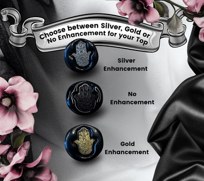 Hamsa Hand Wax Seal – Gothic Protective Evil Eye Stamp for Envelopes, Letters & Journals