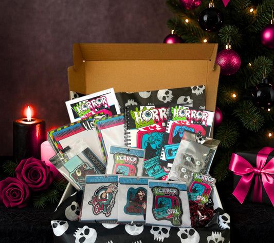 Horror Girl Gift Box – Gothic Stationery, Stickers, Notebooks & Alt Art Bundle