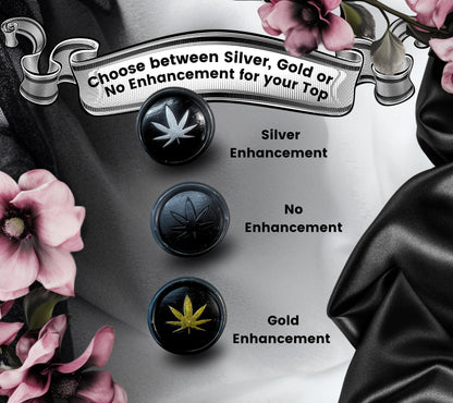 Cannabis Pot Leaf Wax Seal – Hand-Poured Adhesive Seal for Envelopes, Journals & Gifts