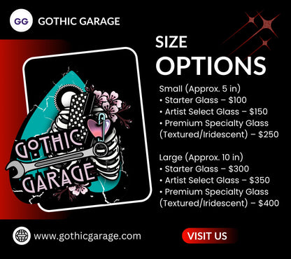 Custom Gothic Stained Glass Commission – Handmade Dark Art Window Hanging