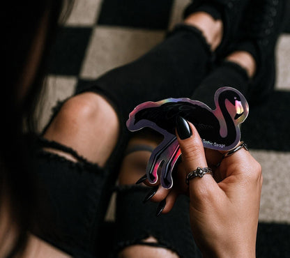 Black Flamingo Gift Box – Goth Stationery Set, "They Call Me Jerry" Edition