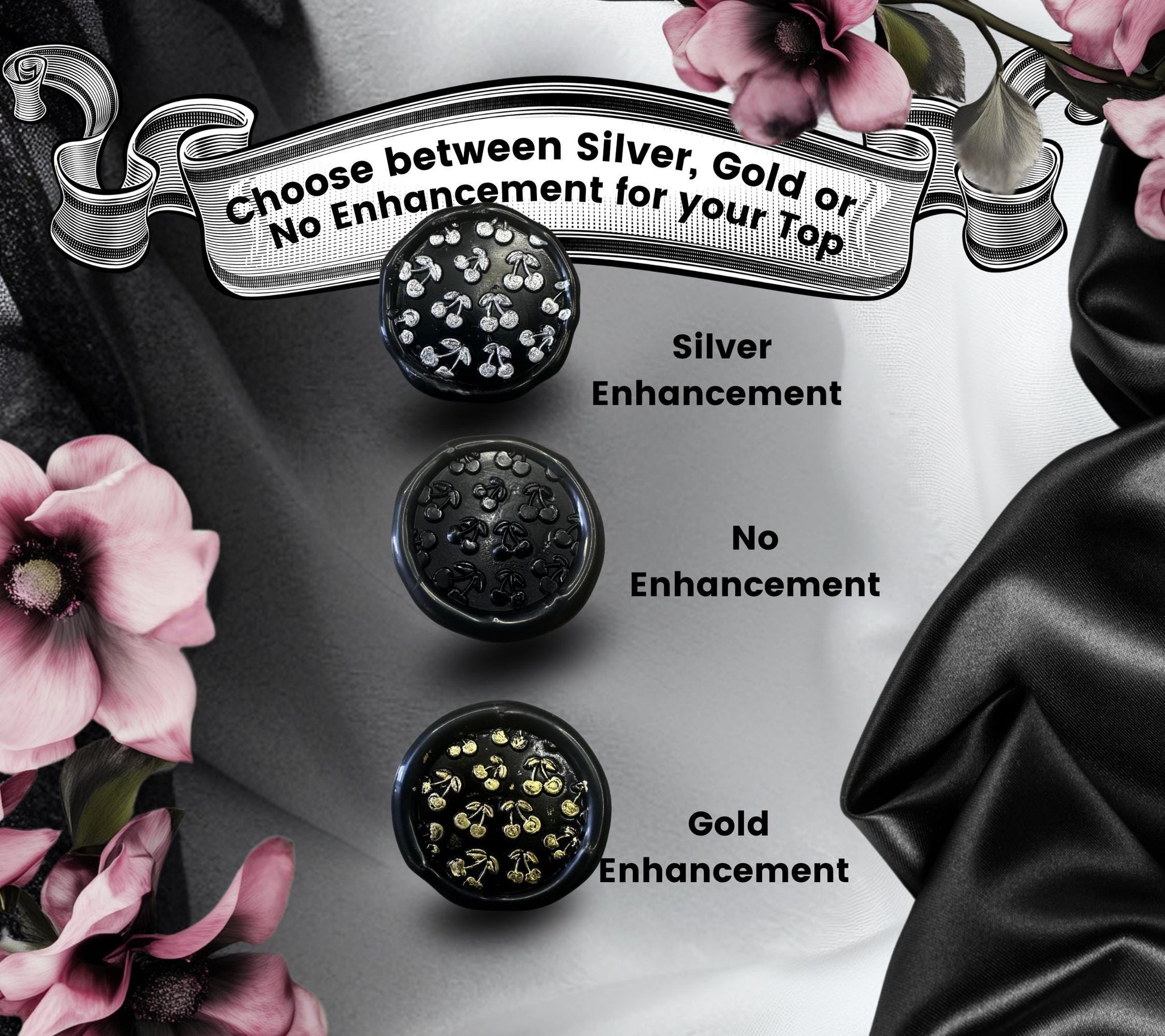 Punk Cherry Wax Seals – Gothic Peel & Stick Wax Seals for Letters and Packaging