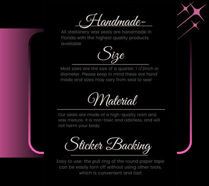 Skeleton Lovers Wax Seal – Gothic Black, Silver or Gold Adhesive Stamp for Letters, Journals & Gifts