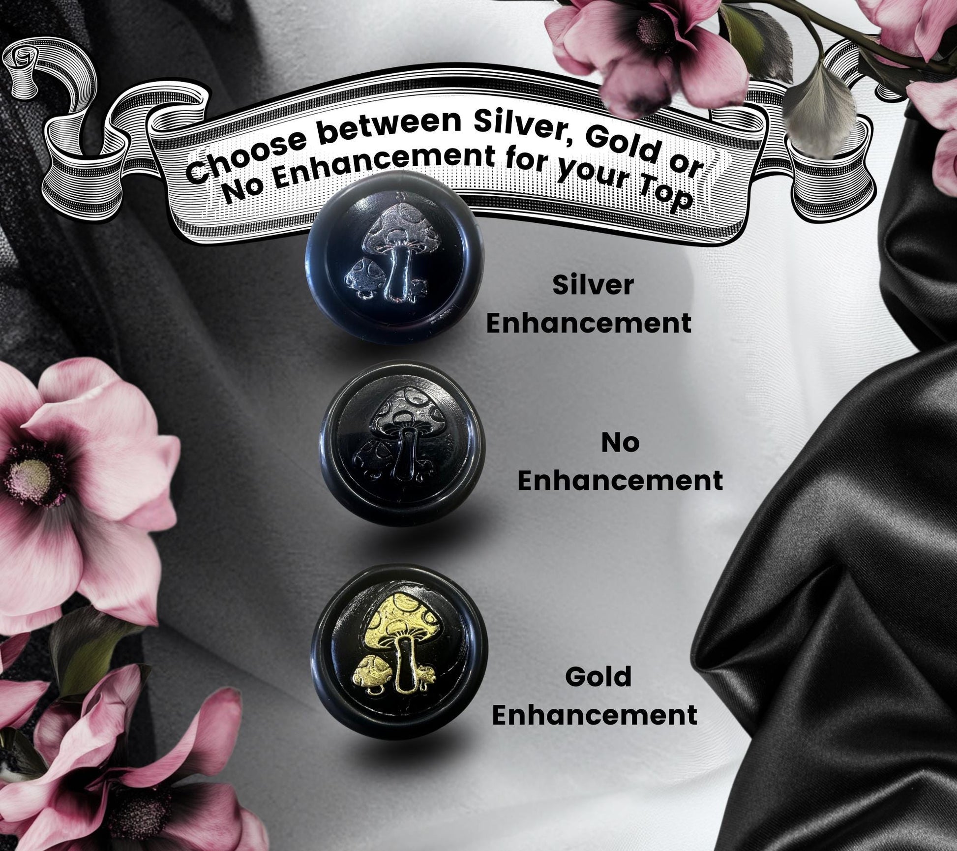 Retro Mushroom Wax Seals – Gothic Peel & Stick Wax Seals for Letters and Packaging