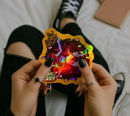 Upside Down Demogorgon Waterproof Sticker | Vecna Door Horror Vinyl Decal