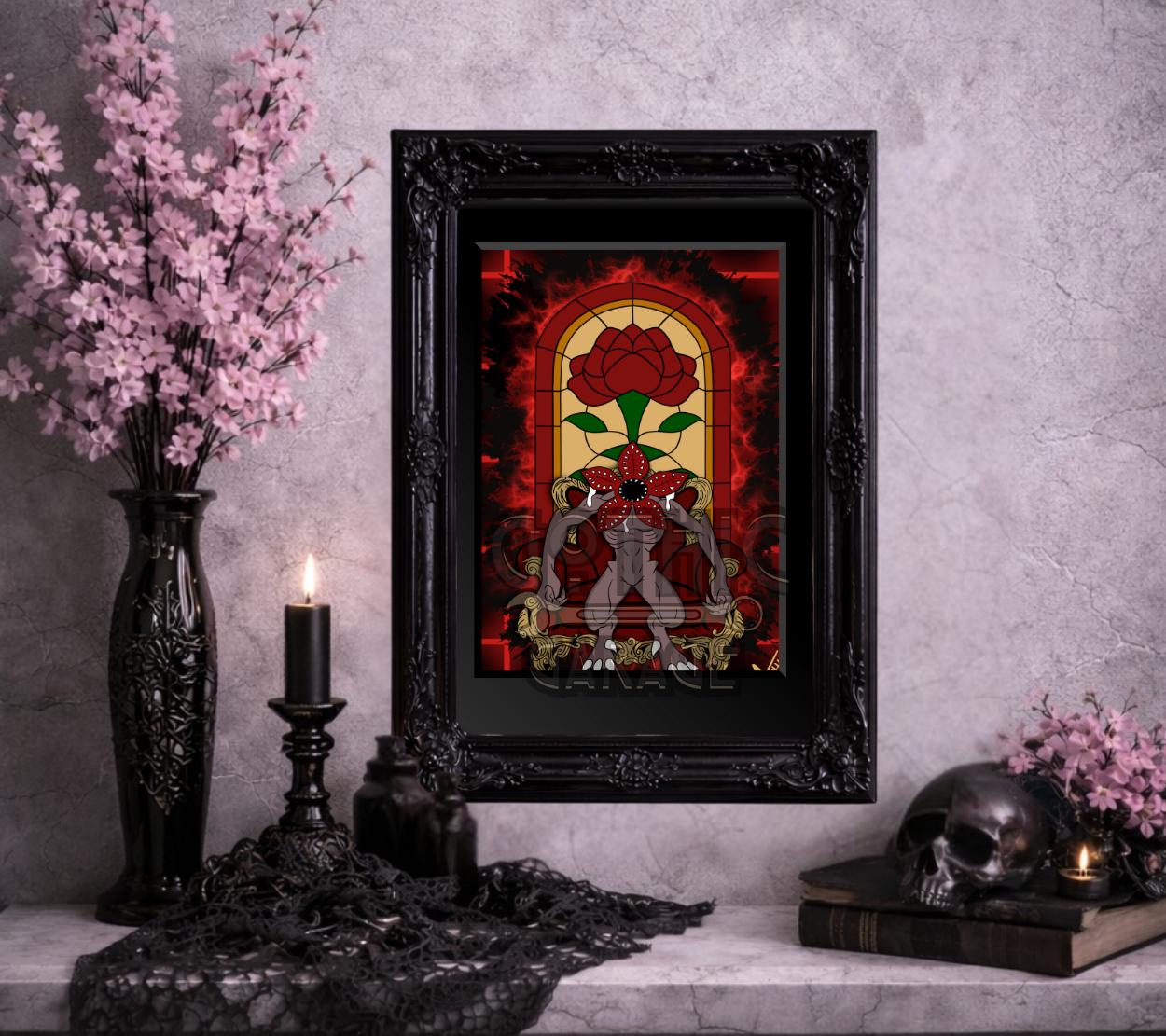 Demogorgon Throne Gothic Art Print