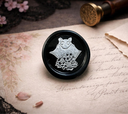 Cute Bat Wax Seals – Gothic Envelope Seals for Invitations, Letters & Packaging