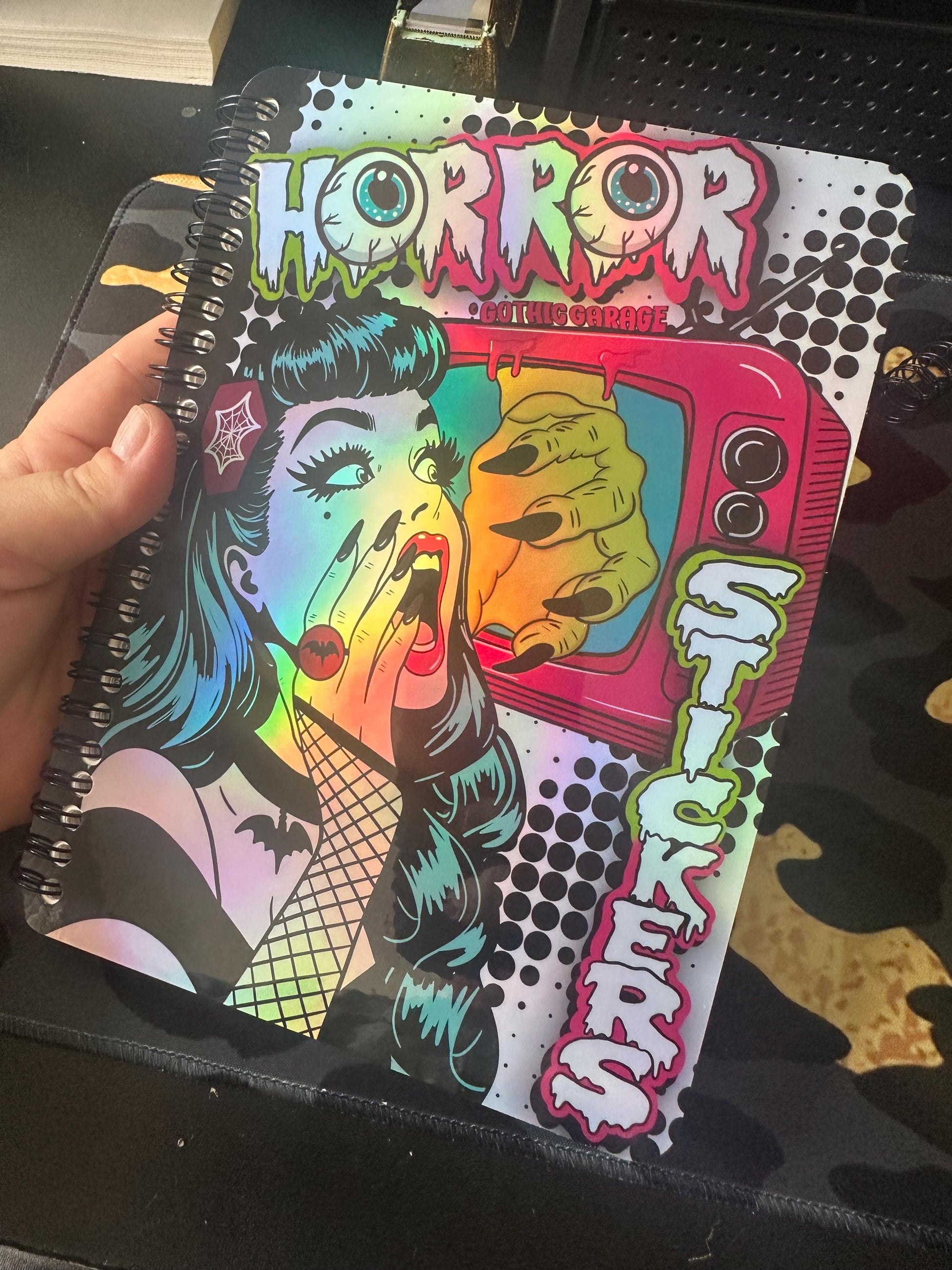 Custom Reusable Sticker Book – Personalized Sticker Album, 24/48 Pages, Glossy or Holographic Finish
