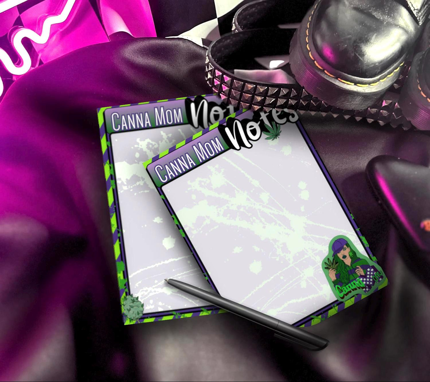 Canna Mom Notepad – Funny Weed To-Do List, 50 Tear-Off Sheets