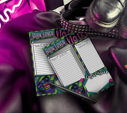 Dark Academia Notepad: Book Lover To-Do Lists, Coffin Nook - 50 Sheets