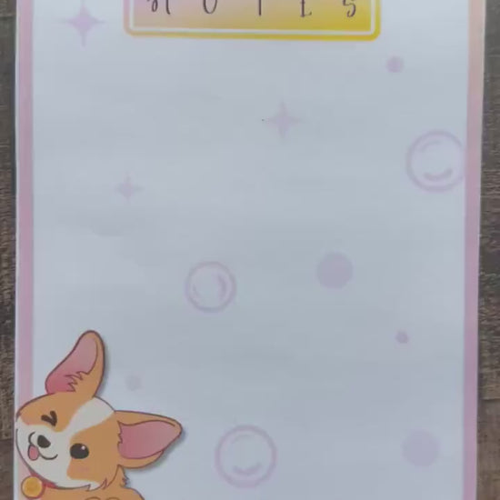 Notepad: Cute Corgi Butt