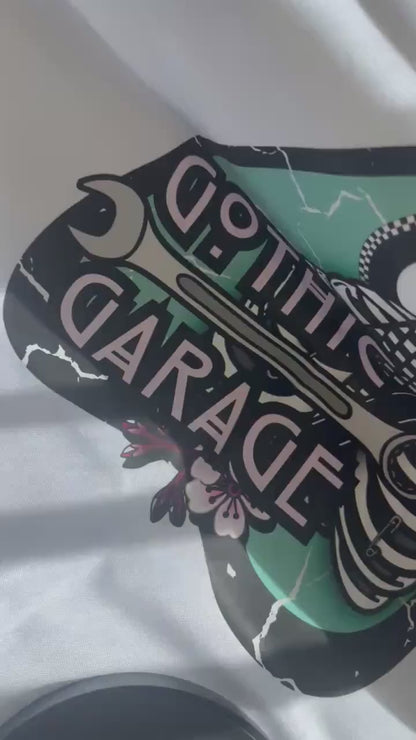 Marijuana Booty Bong- Goth Waterproof Sticker – Where Fun Meets Plant-Powered Vibes! - Perfect for Scrapbooking and Collecting