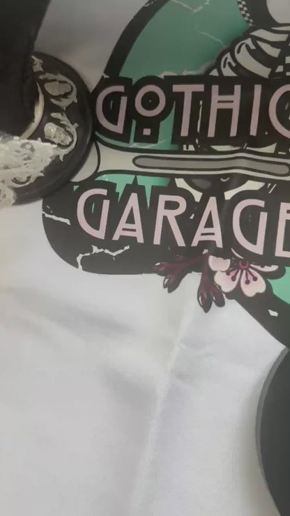Mermaid Sticker – Gothic Spooky Mermaid Waterproof Vinyl for Laptops & Water Bottles