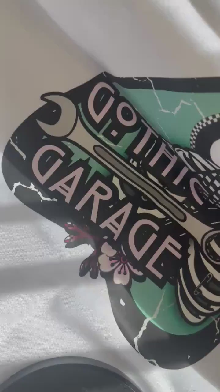 Gothic Hand Waterproof Sticker: Punk Princess No Thanks Vinyl Decal