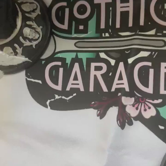 Gothic Horror Girl Sticker: Waterproof Die Cut, Glossy or Holographic