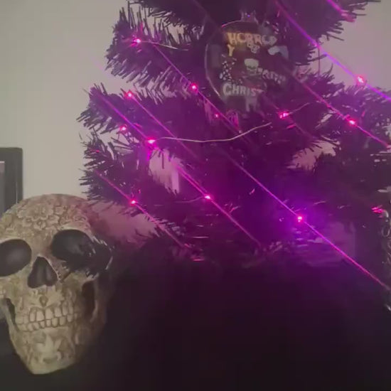 Horror Girl Christmas Ornament – Gothic Creepy Christmas Decor for Horror Fans & Alt Holiday Trees
