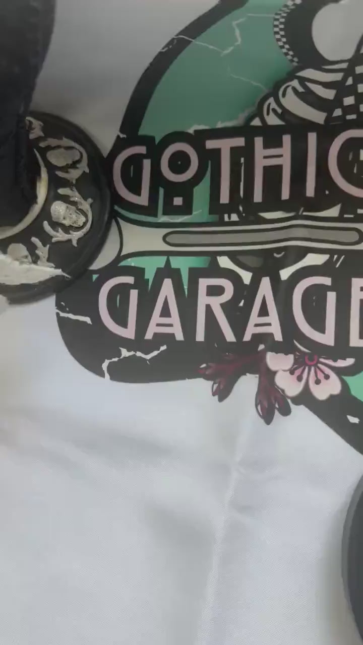 Horror Junkie Weapons, Waterproof Die Cut Sticker, Choose Between Glossy or Holographic, Perfect to Add Retro & Vintage Fun to any Surface