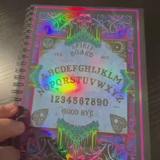 Spiral Notebook Journal: Spirit Board Holographic Notebook for Daily Notes, Diary or Personal Organizer