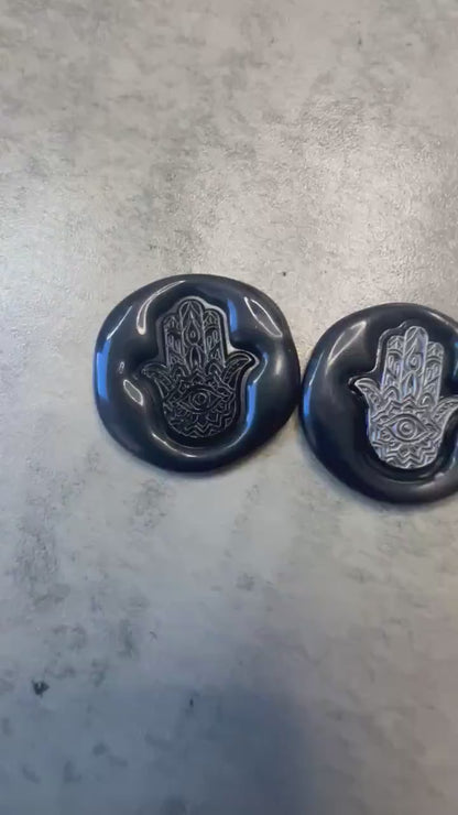 Hamsa Hand Wax Seal – Gothic Protective Evil Eye Stamp for Envelopes, Letters & Journals