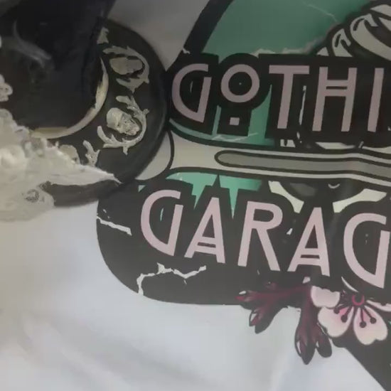 Horror Girl Book Lover Sticker: Gothic Waterproof Vinyl Decal