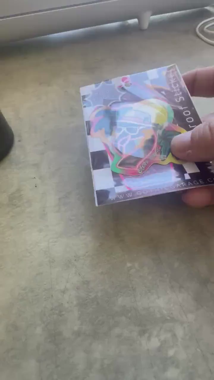 Jerry Flamingo Waterproof Sticker – Beach Goth Vinyl Decal